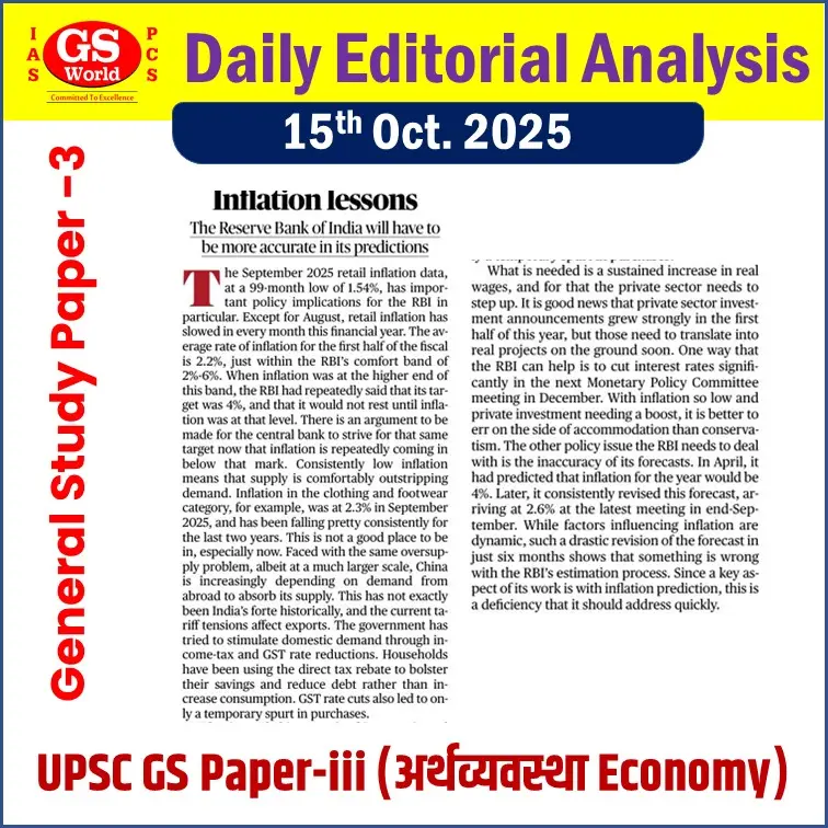 “Inflation Lessons: The Reserve Bank of India will have to be more accurate in its predictions”