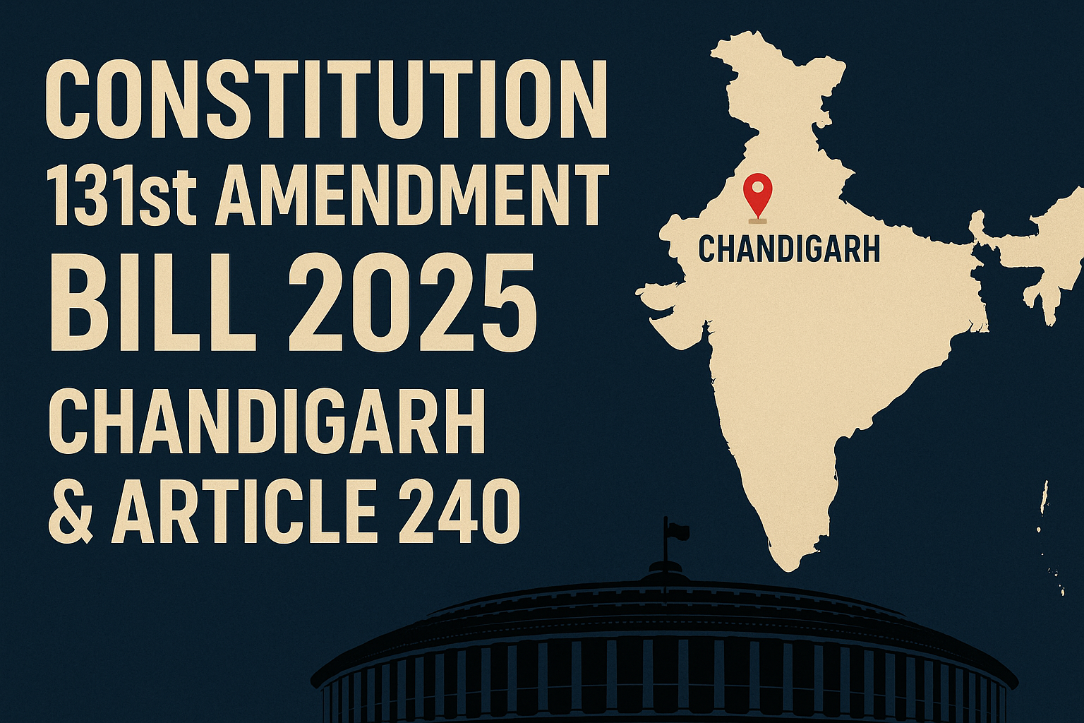 The Constitution (131st Amendment) Bill 2025 proposes placing Chandigarh under Article 240, redefining its administration, federal relations and political debate.