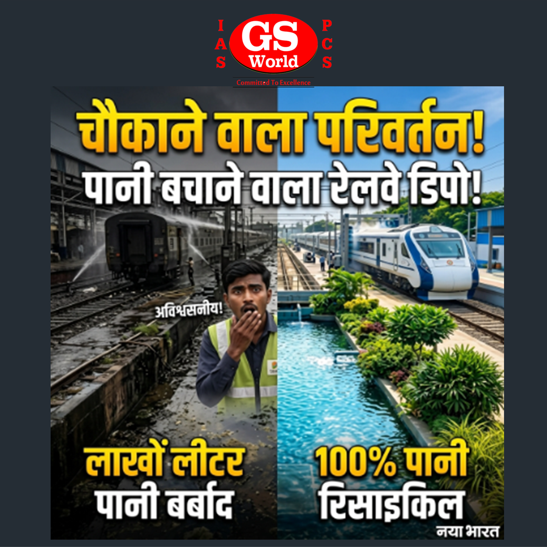 रेलवे में जल क्रांति: कांकड़िया बना Water-Neutral डिपो