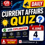 Prelims Current Affairs Based MCQ (4th June 2026)