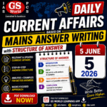 Current Affairs Based Mains Answer Writing (5th June 2026)