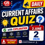 2nd June Current Affairs Based MCQ