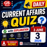 3nd June Current Affairs Based MCQ